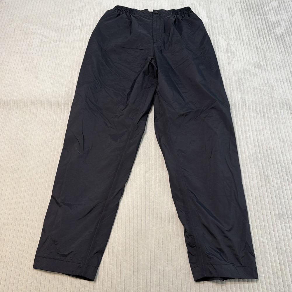 Nike Storm Fit Golf Rain Pants Mens Large Black Water Resistant Elastic Waist